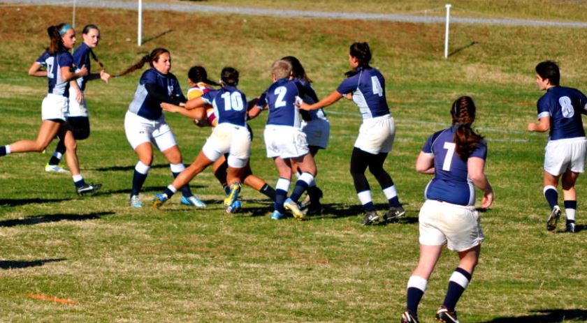 Women’s rugby wins close match with William and Mary