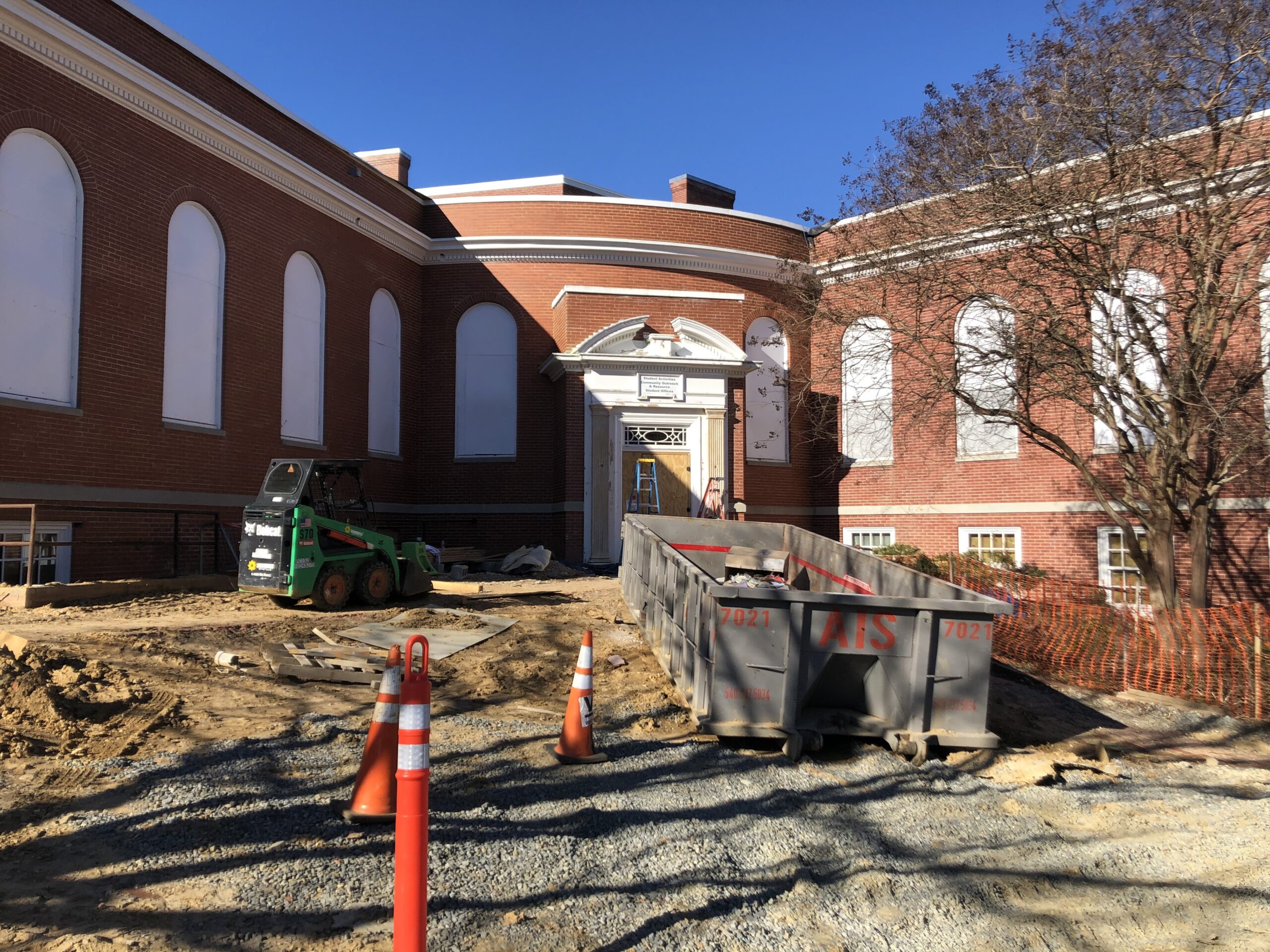 Virginia Hall and Seacobeck Hall renovations to be completed by late fall of 2021