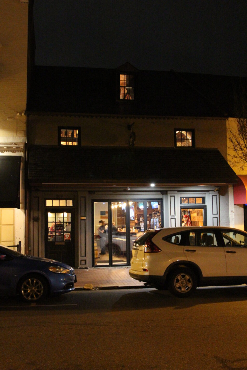 A streetside view of Rebellion, a new restaurant in the downtown Fredericksburg area.